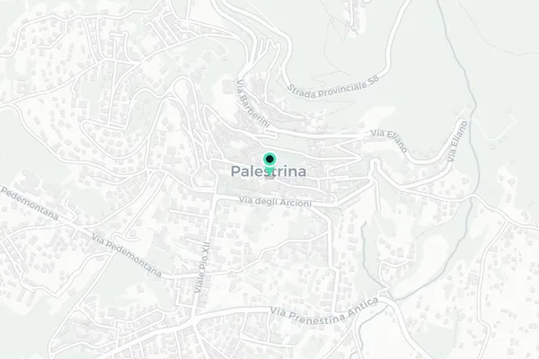 Mappa: Vicolo San Francesco 1, Palestrina